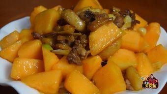 哈密瓜炒着吃,哈密瓜炒出新风味